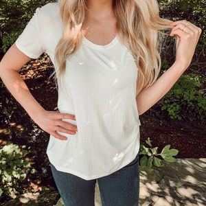 Basic White Tee